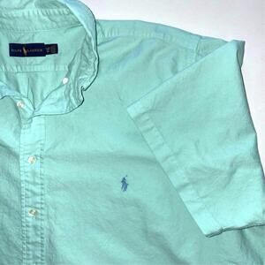 Ralph Lauren pastel button down 2XL Big summer vacation resort preppy collegiate